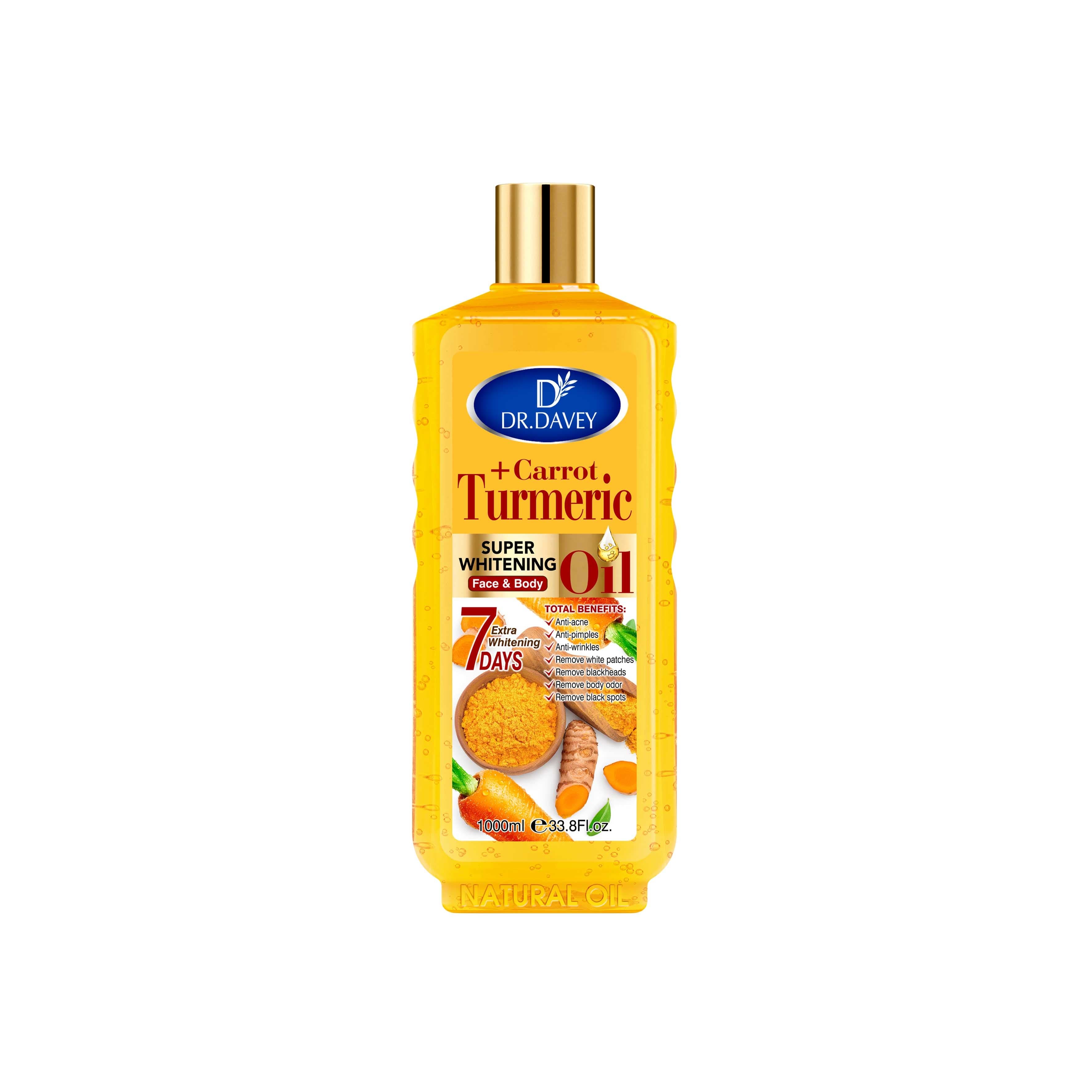 Dr. Davey Turmeric+ Carrot Super Whitening Oil